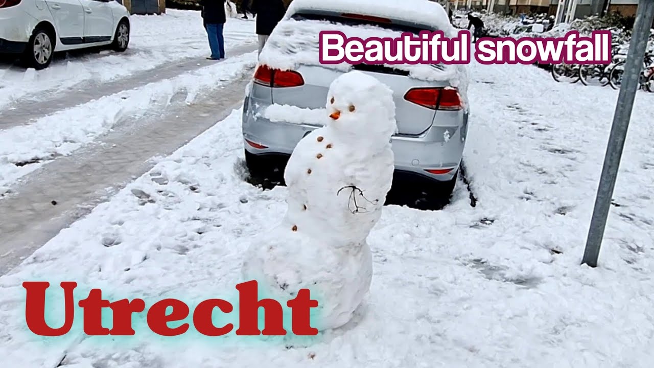 Utrecht covered in white | First heavy snowfall in years