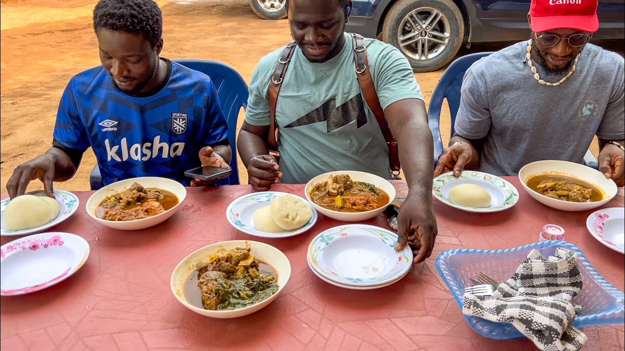 Mama Abibat hosted us again for another Côte d'Ivoire free street food - Ivory Coast 🇨🇮 Ep29