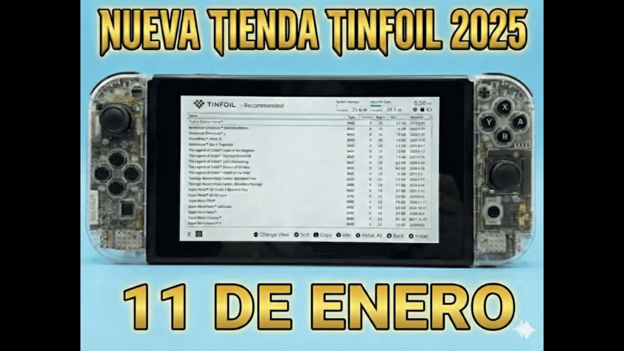 NUEVA TIENDA TINFOIL SWITCH MAGIA | FUNCIONANDO 11 DE ENERO 2026 APROVECHA