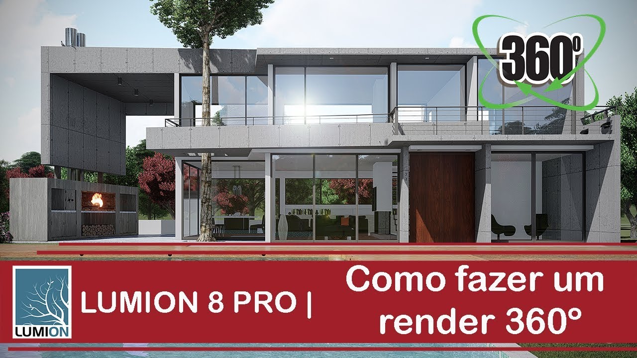 Curso de Lumion 8 básico | 28 | Como fazer um Render 360º