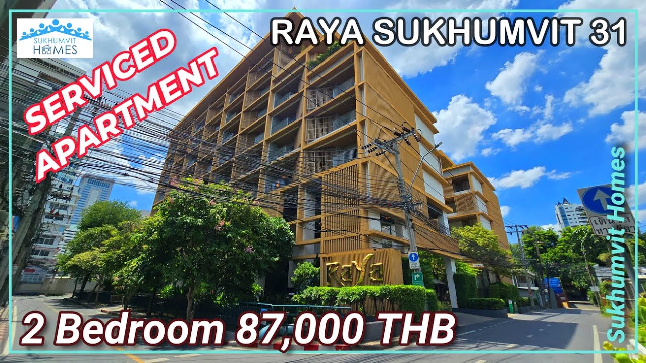 Raya Sukhumvit 31 Serviced Apartments Bangkok 2 Bedroom Rent
