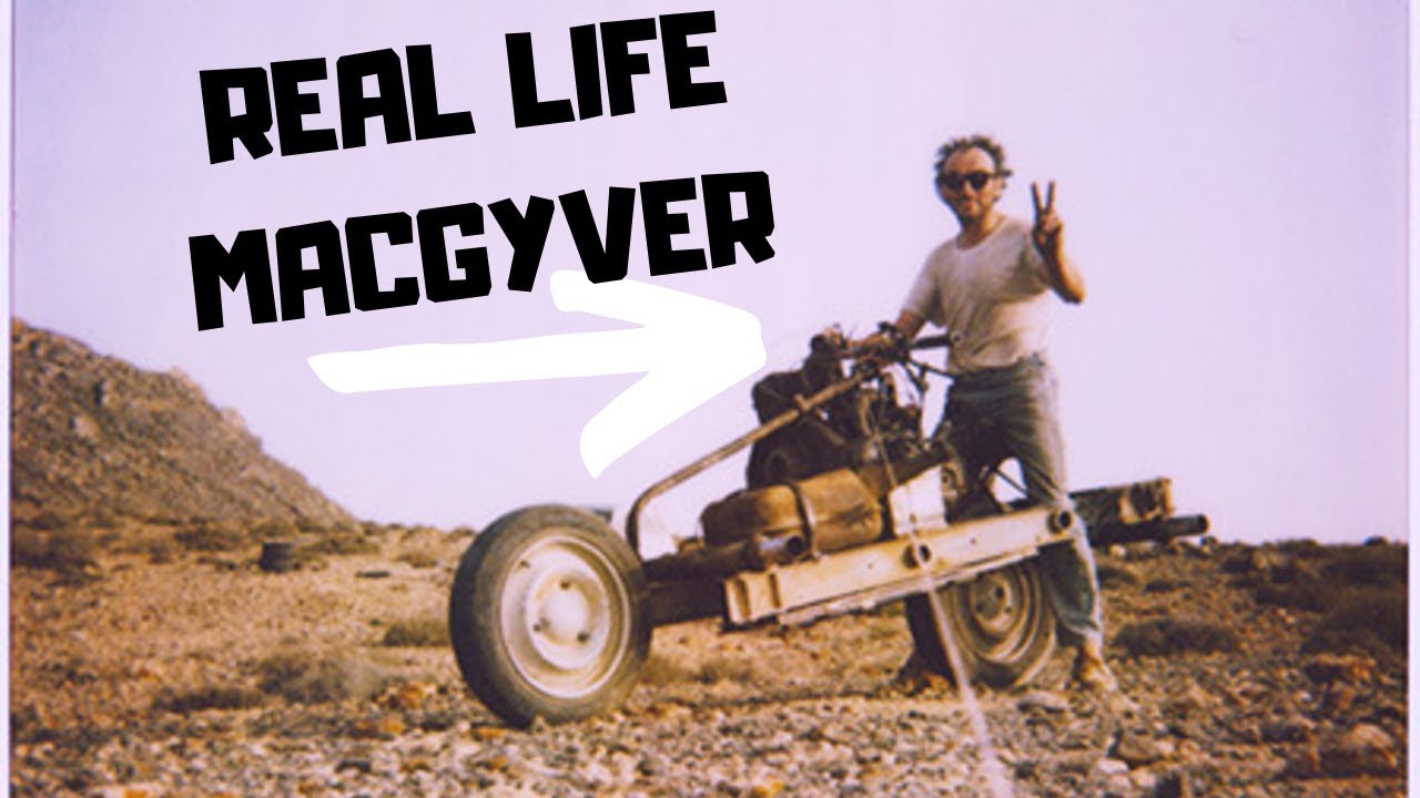 Man ESCAPED the Desert by Converting a Wrecked CITROËN 2CV into a MOTORBIKE