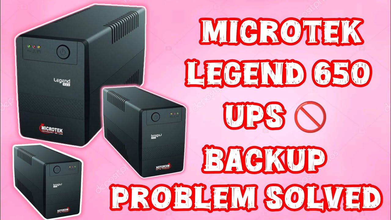 Microtek Legend 650 UPS backup problem 💯 solved 