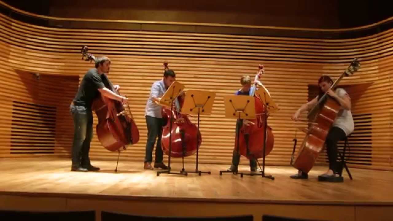 Gareth Wood Bass Quartet  First Movement 2014