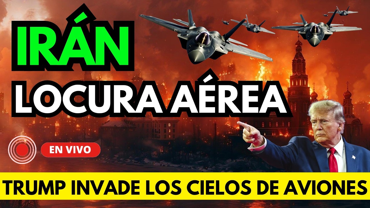 🚨 NOTICIAS IRÁN TRUMP INVADE LOS CIELOS CON CIENTOS DE AVIONES DE COMBATE