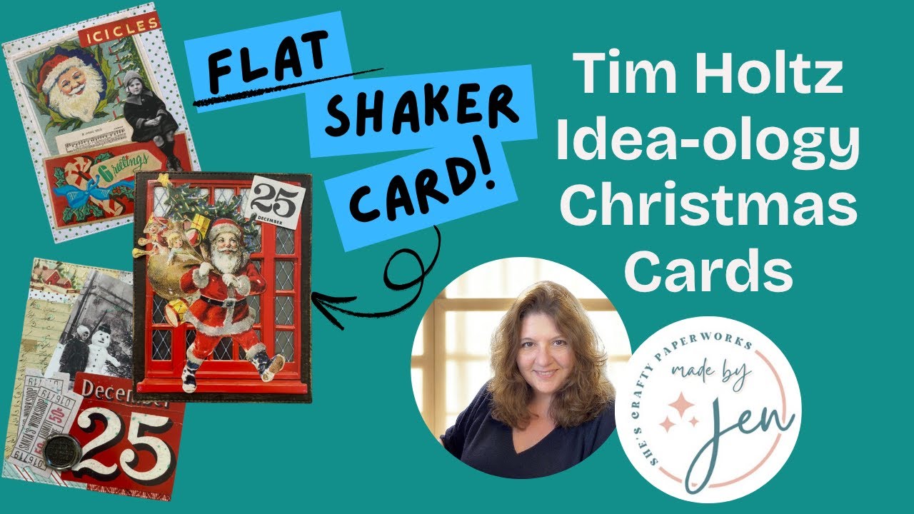 Christmas in July Cardmaking with Tim Holtz Idea-ology