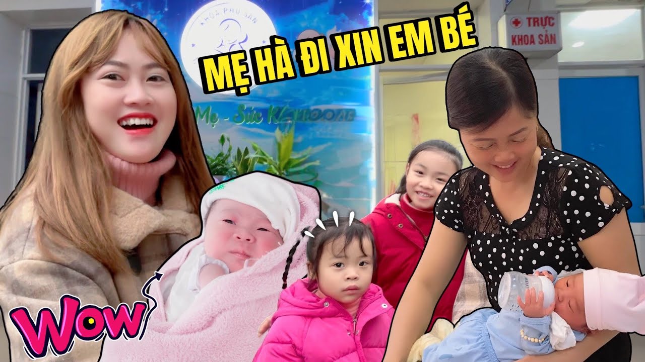 Mẹ H&agrave; H&agrave; H&iacute; V&agrave;o Bệnh Viện Xin Em B&eacute;