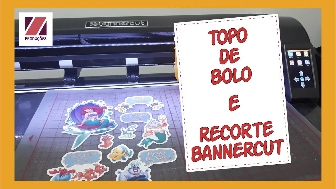 Como fazer TOPO DE BOLO | Sign Master e Bannercut Campro