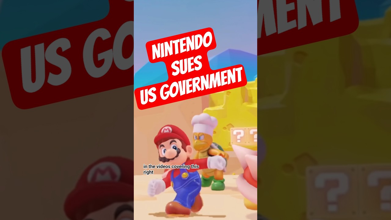 *BREAKING* Nintendo sues US government