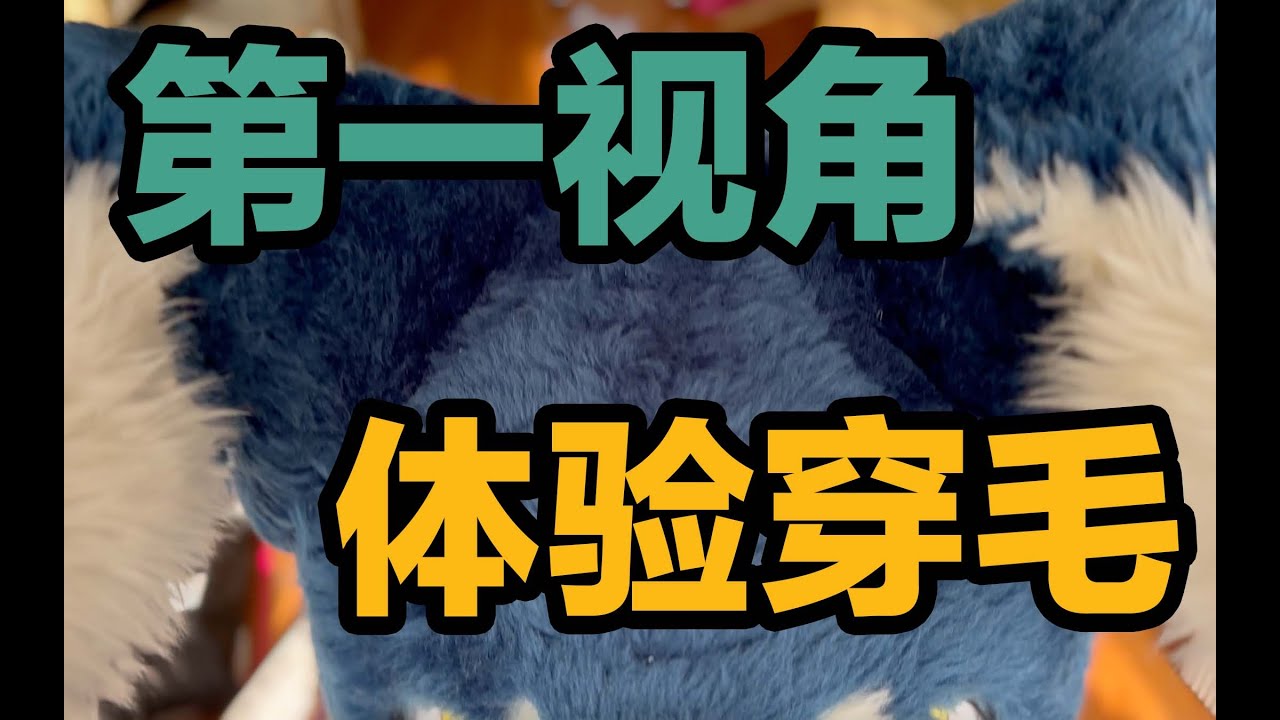 沉浸式 第一视角体验穿毛！兽装里面究竟什么样？【司马小忽悠のFursuit】