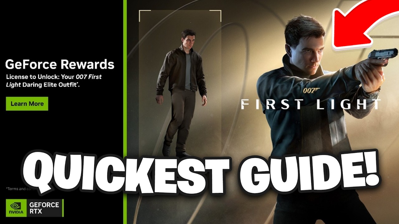 Как активировать промокод NVIDIA GeForce для игры 007 First Light (костюм Daring Elite)