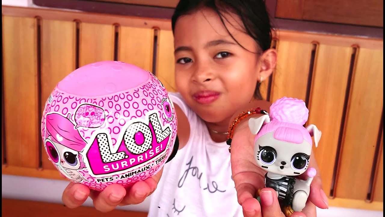 Unboxing Mainan Anak LOL  Surprise Pets Eye Series Color Change