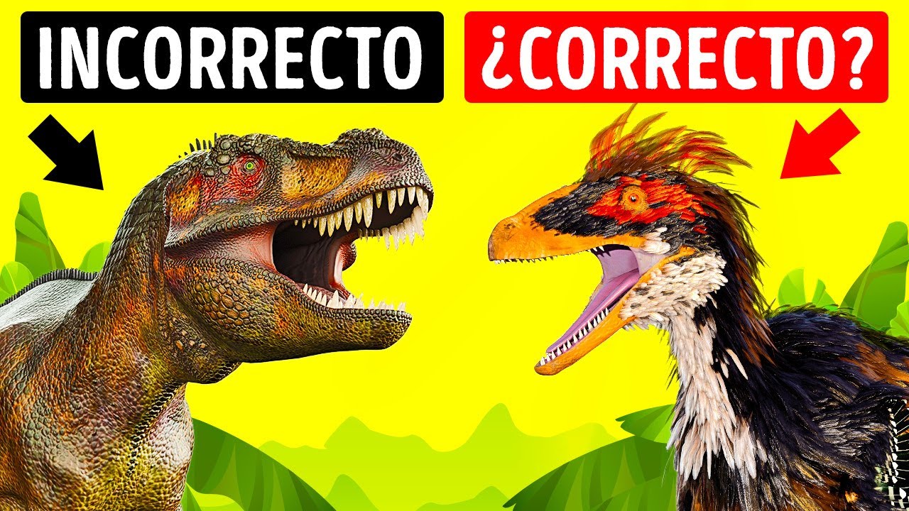 La mayoría de la gente aún no sabe cómo se veían en realidad los dinosaurios