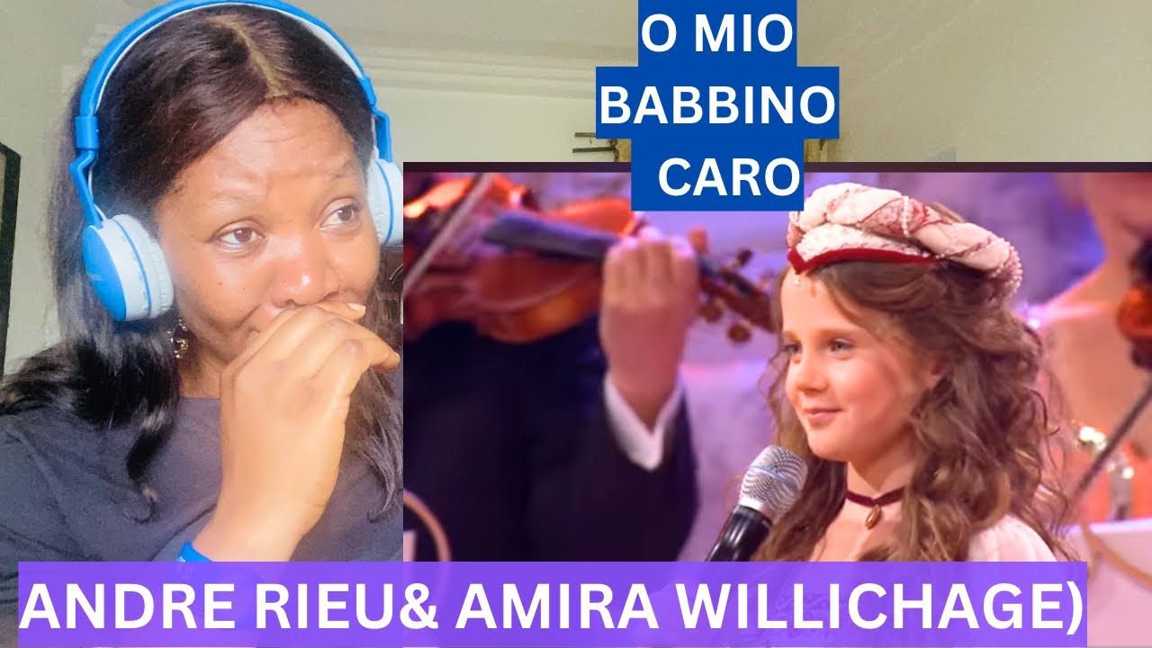10 year old Amira Willighagen & André Rieu singing | 0 Mio Babbino Caro | FIRST TIME REACTION