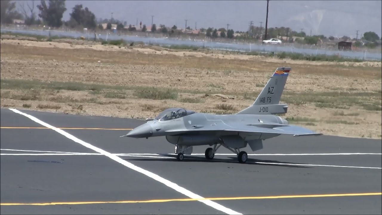 Skymaster F-16 Falcon w/ Swiwin SW300B by Spencer Kleinhans at Hemet Jet Rally, 2021