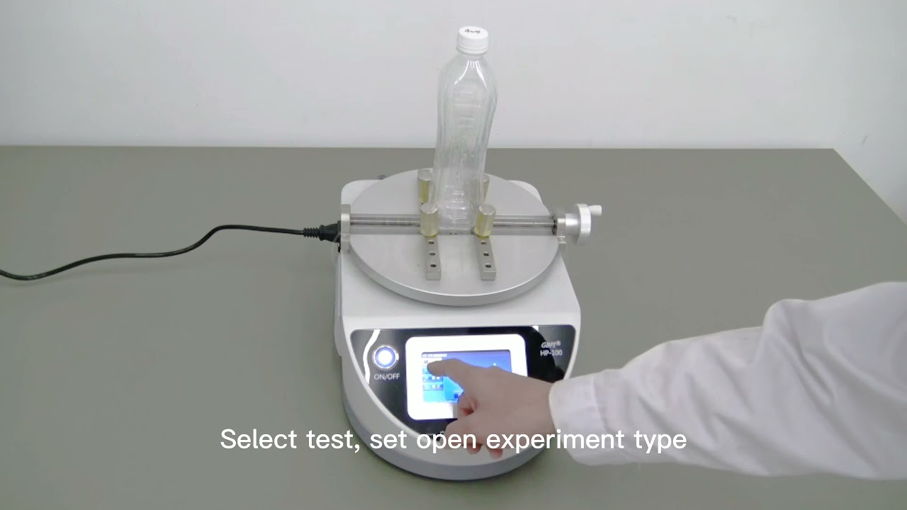 HP 100 Torque Tester Digital Bottle Cap Torque Test Machine Bottle Cap Torque Tester Operation Video