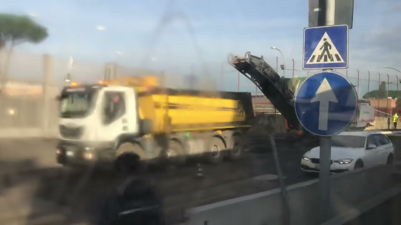 Sulla Tiburtina con l'Iveco 380 Euroclass 5037 di Cotral (Roma - Tivoli)