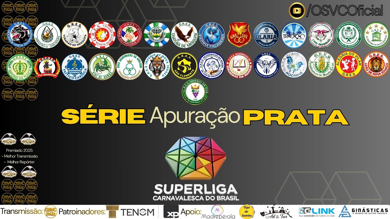AO VIVO 🔴 Apuração Série Prata | Carnaval 2026 | OSVC Folia