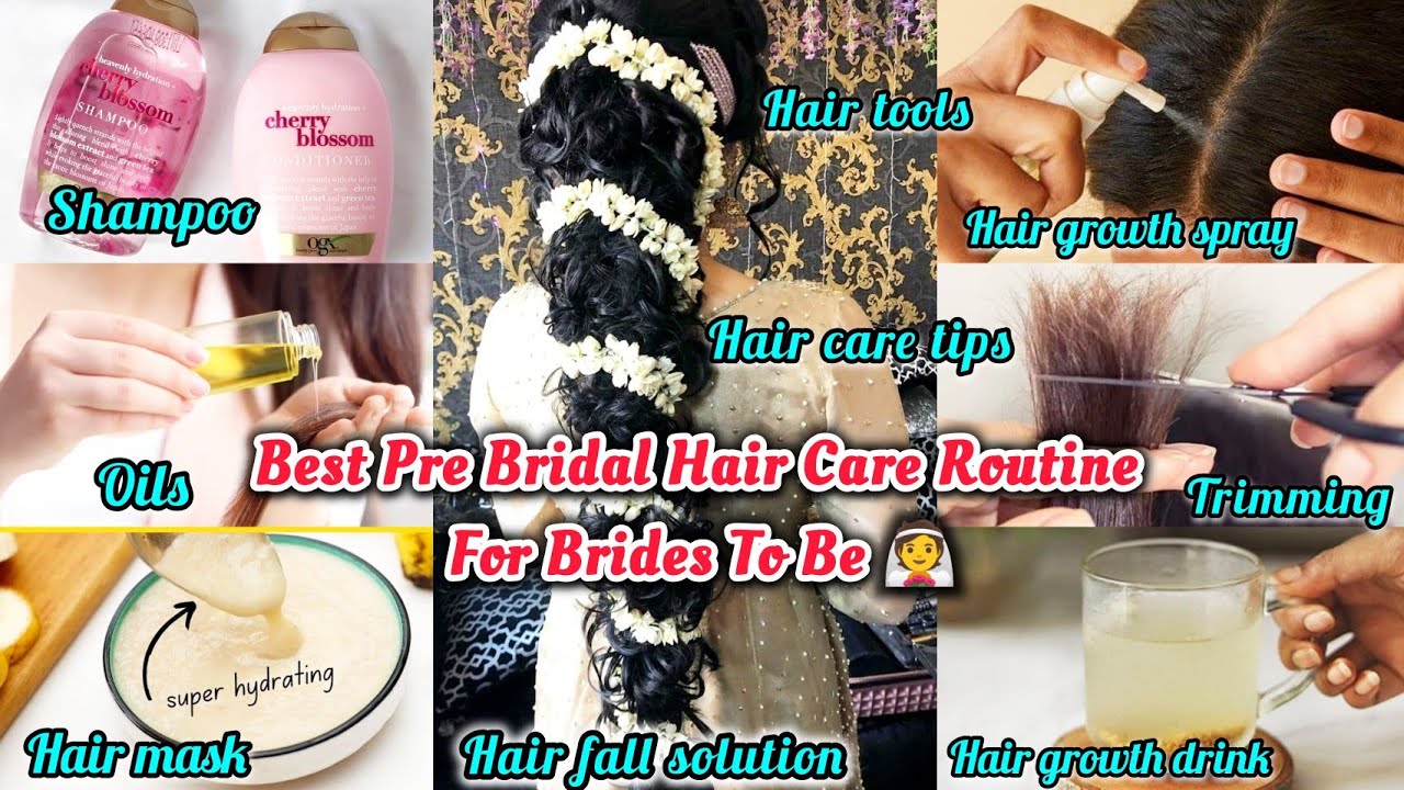 Hair care routine for brides to be | Pre bridal hair care routine | Hair care routine | Hair care