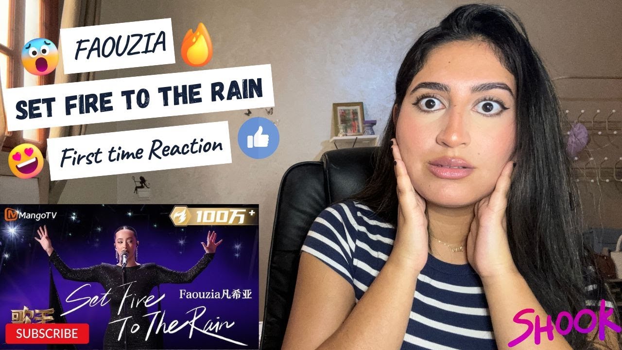THIS GIRL ! Faouzia covers Set Fire to the Rain by Adele on Singer 2024 - First time REACTION/REVIEW
