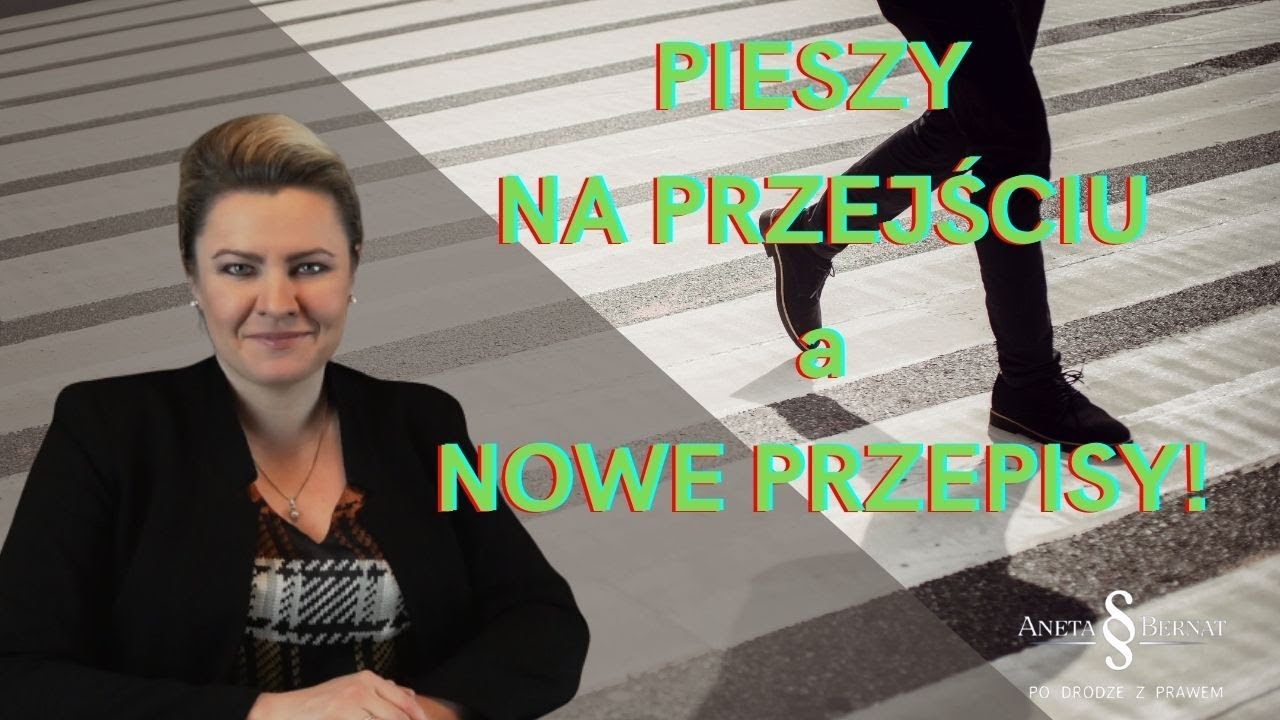 Pieszy na przejściu a nowe przepisy!