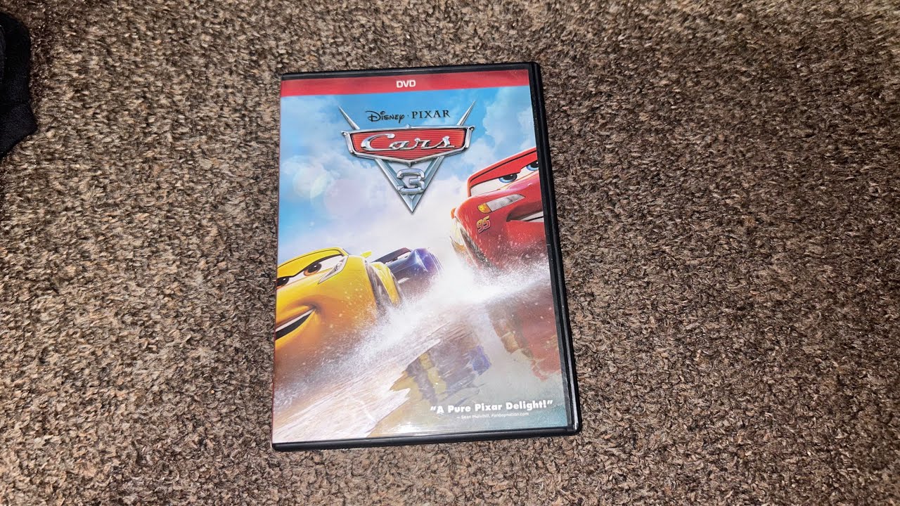Opening To Cars 3 2017 DVD (Main Menu Options)