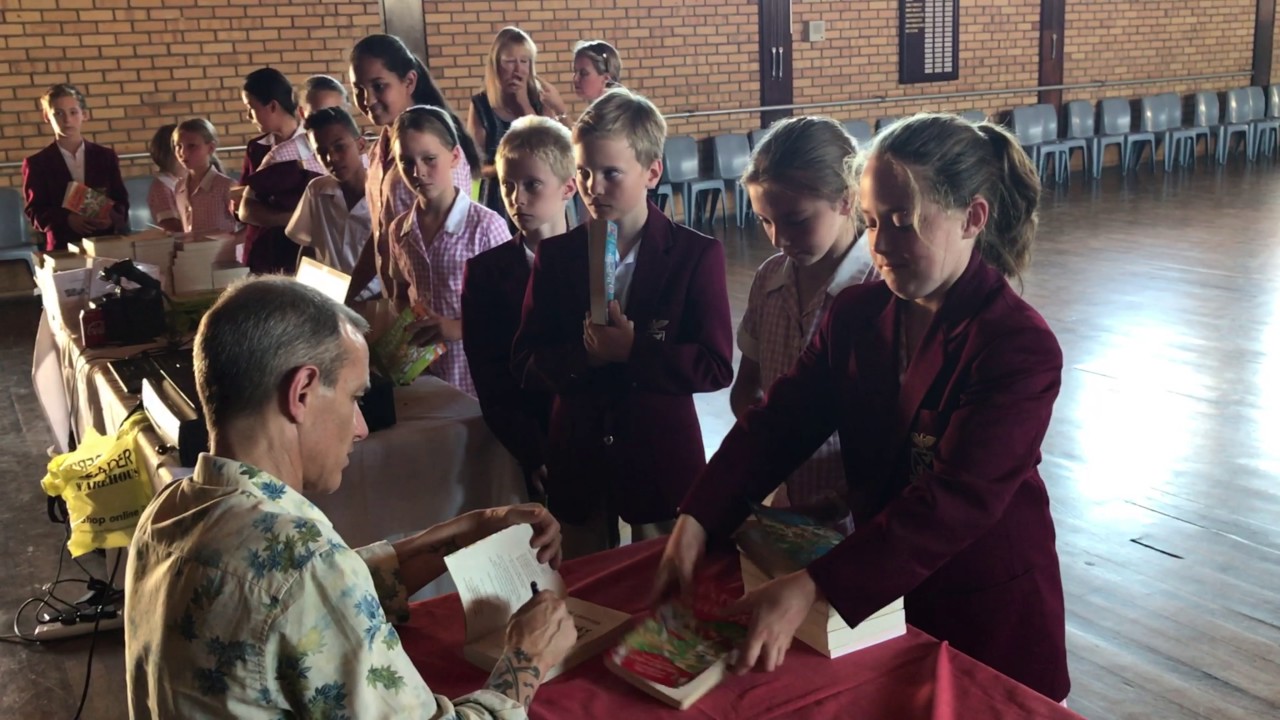 Andy Griffiths Signing Session  - Sweet Valley Primary School - Treehouse series