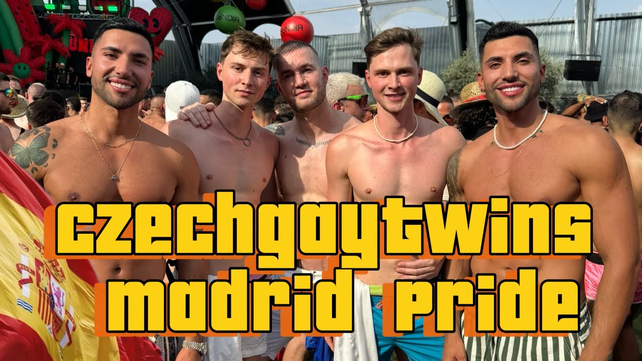 Crazy adventure of twins on Madrid Pride😋 #gay #lgbt #twins #pride #madrider