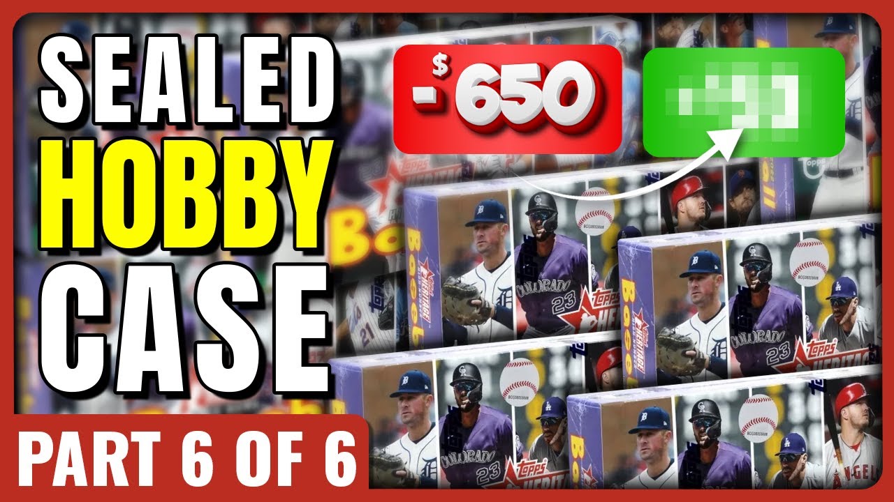 RED INK AUTO!!🚨FULL CASE PROFIT CHALLENGE🚨 PART 6 OF 6 - 2022 TOPPS HERITAGE HIGH NUMBER HOBBY CASE