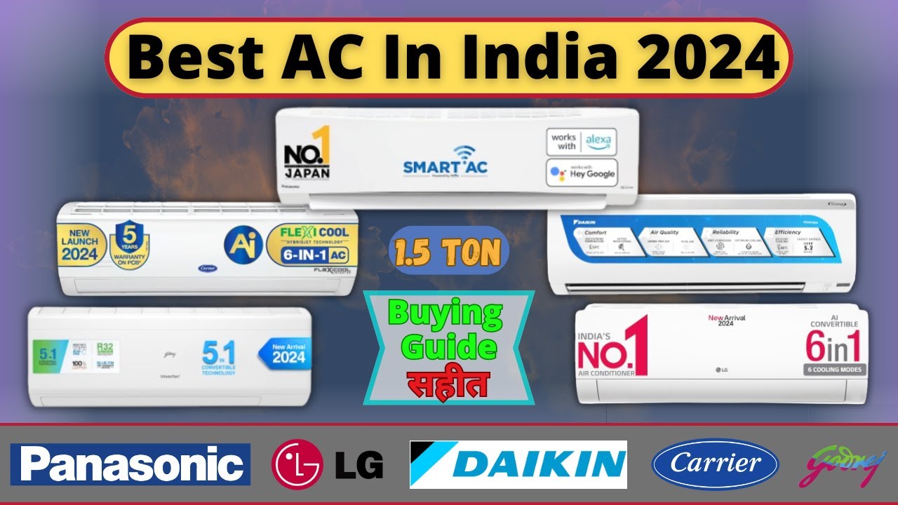 Best AC 2024 | Best 1.5 Ton 5 Star AC | AC Buying Guide 2024