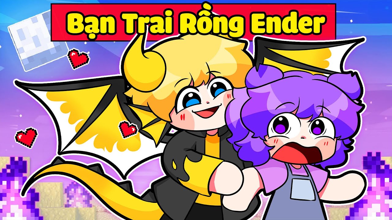 NABEE BẤT NGỜ CÓ BẠN TRAI LÀ RỒNG ENDER SIÊU NGẦU TRONG MINECRAFT*NABEE BẠN TRAI RỒNG ENDER 🐲❤️‍🔥