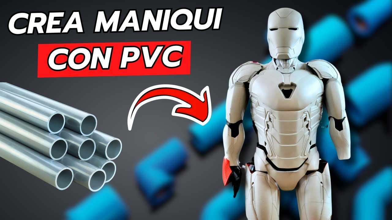 MANIQUÍ PARA COSPLAY CON PVC 🤖👨🏾‍🏫  | Armadura de Iron man Endgame EP#5