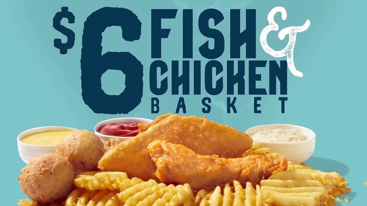 $6 Fish and Chicken Baskets