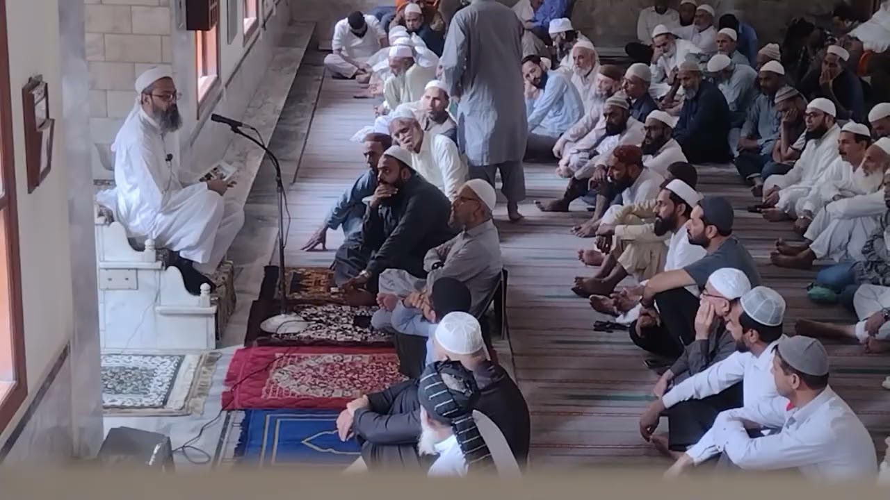 Jummah Bayan Maulana Qari Tanveer Ahmed Sharifi Khateeb Jama Masjid City Station Karachi 31st Oct 25