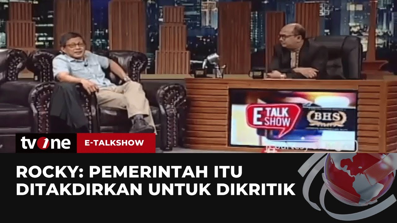 Alasan di Balik Keberanian Rocky Gerung Terus Melontarkan Kritik Tajam ke Pemerintah