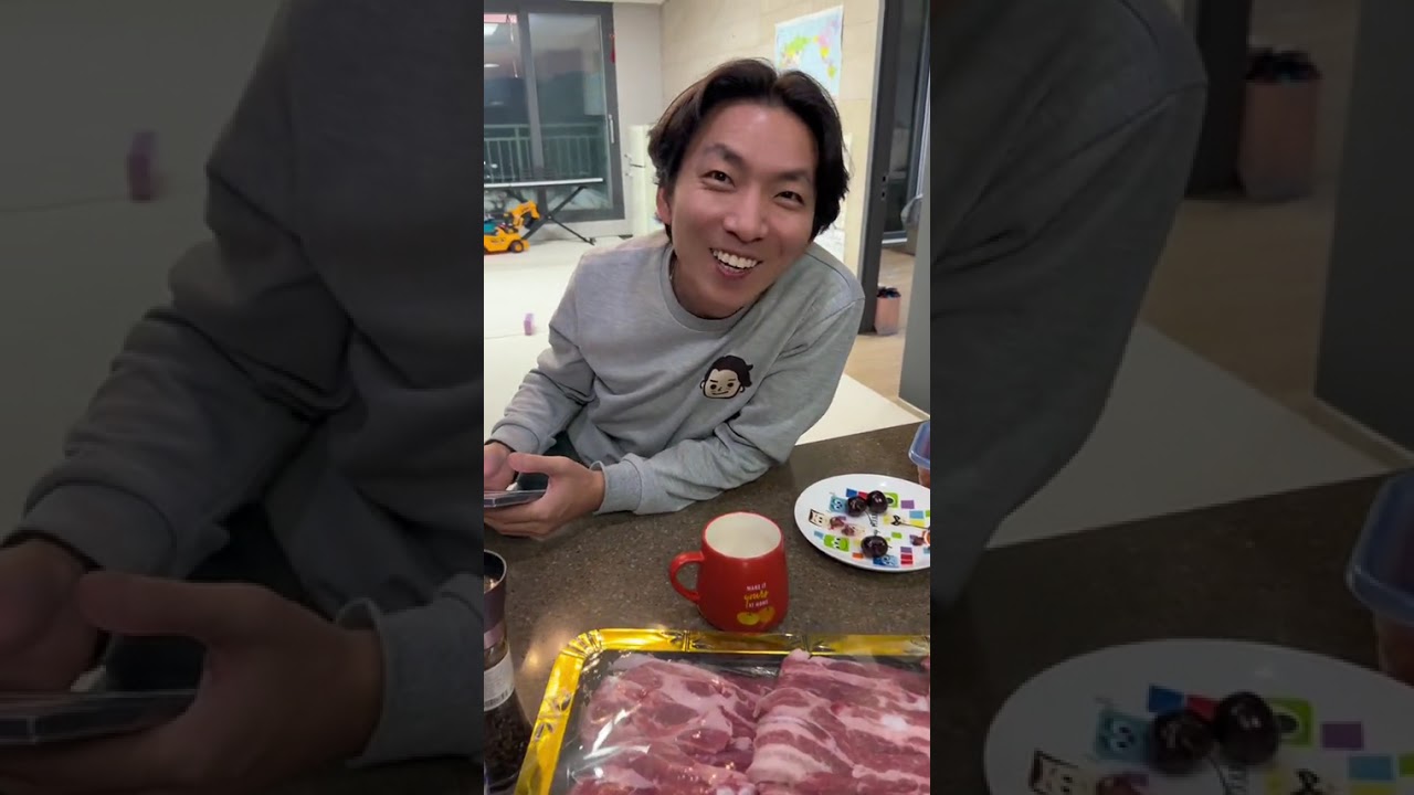 這韓國物價真是有點嚇人，國內五花肉多錢一斤啊？這家裡人多真是得養頭豬了#中韓家庭#韓國生活 #日常vlog
