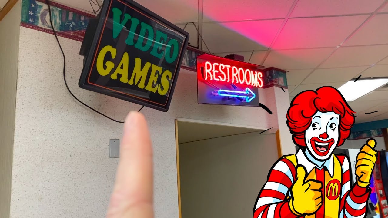 HIDDEN Arcade room in a Old Style MCDONALDS! | Garden State Parkway