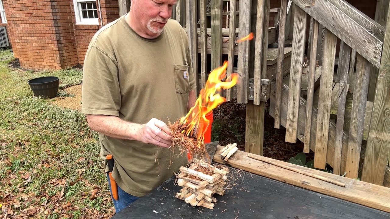 Hand Drill Embers Last Much Longer Than You Realize, Amazing!