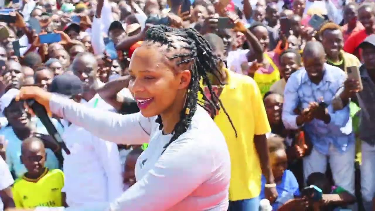 MURIMA!VICKY BRILIANCE PERFORMS AT THE WOMEN EMPOWERNMENT IN MOGOTIO BARINGO COUNTY.