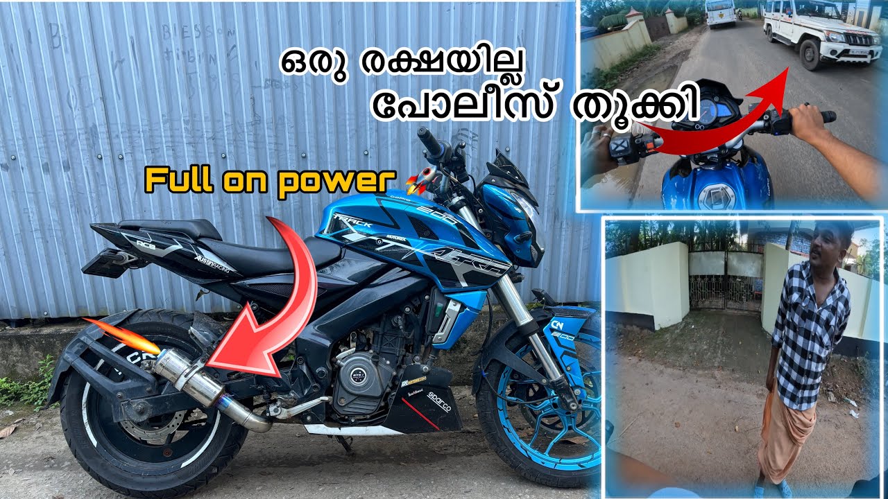 Full on power 🚀 ഒരു രക്ഷയില്ല🥵.   പോലീസ് തൂക്കി😳😮🥺. @moto Rex  #iphone15plus #goprohero10