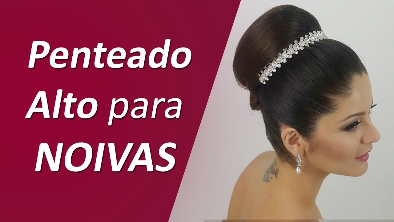 Coque Alto para Noivas - Passo a Passo (FÁCIL)