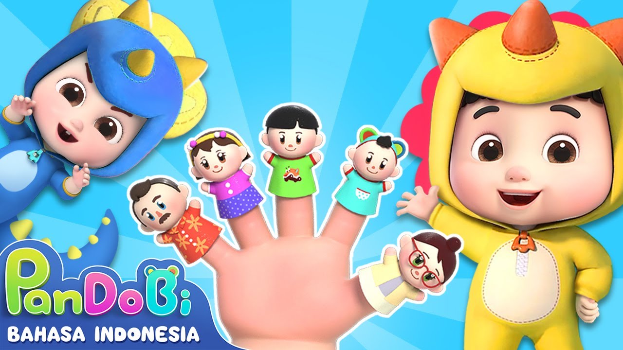Lagu Keluarga Jari | Lagu Jari Ayah untuk Anak | The Finger Family | Super Pandobi Bahasa Indonesia