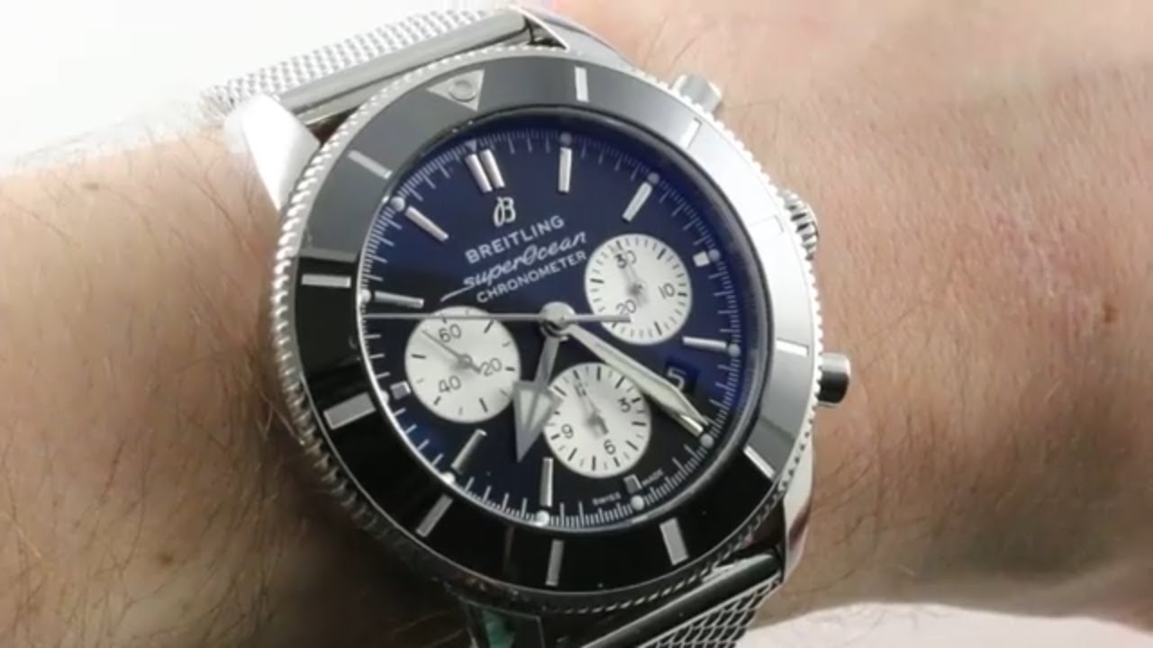 Breitling SuperOcean Heritage II B01 Chronograph 44 - AB0162121B1A1 -Reverse Panda Dial Watch Review