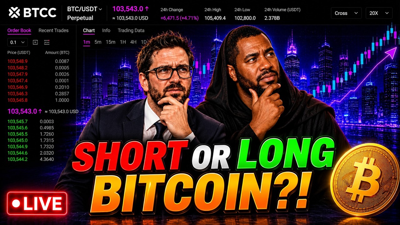 Short or Long Bitcoin? Live Trading & TA