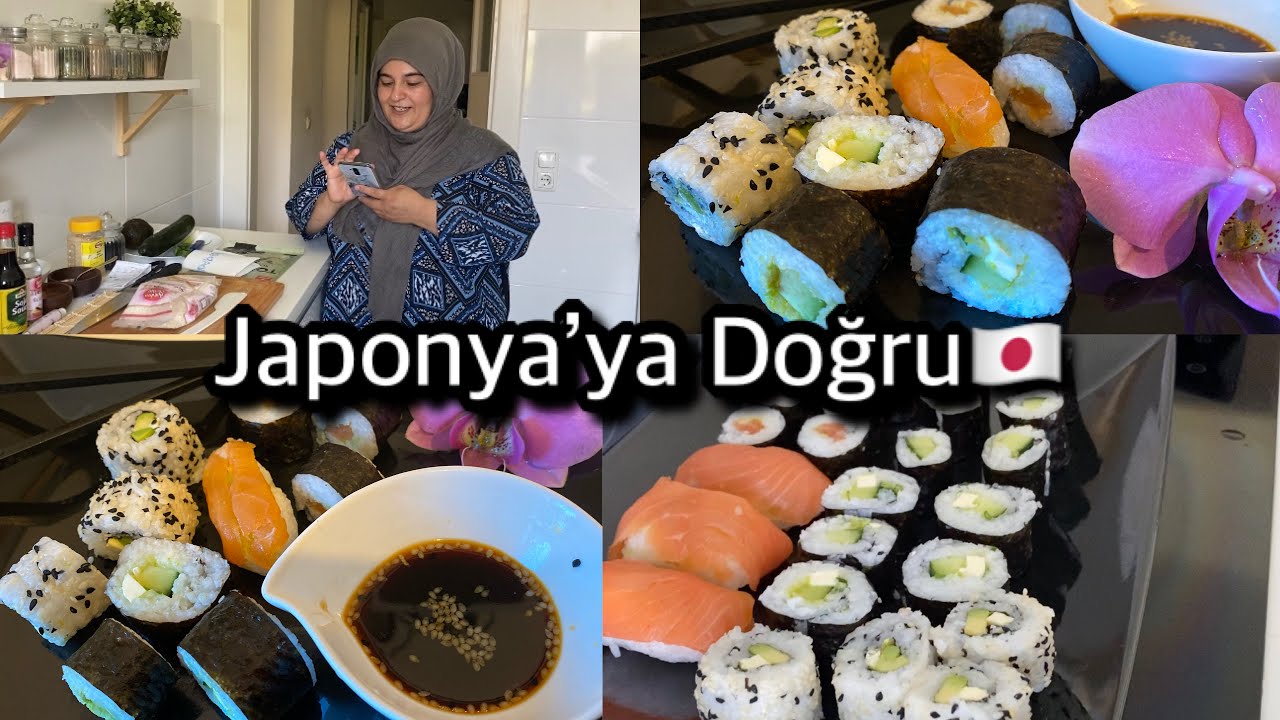 SUSHI YAPIMI🍣/ SUSHI NASIL YAPILIR/ EVDE ENFES SUSHI TARIFI -SOHBETLI TARIFLER