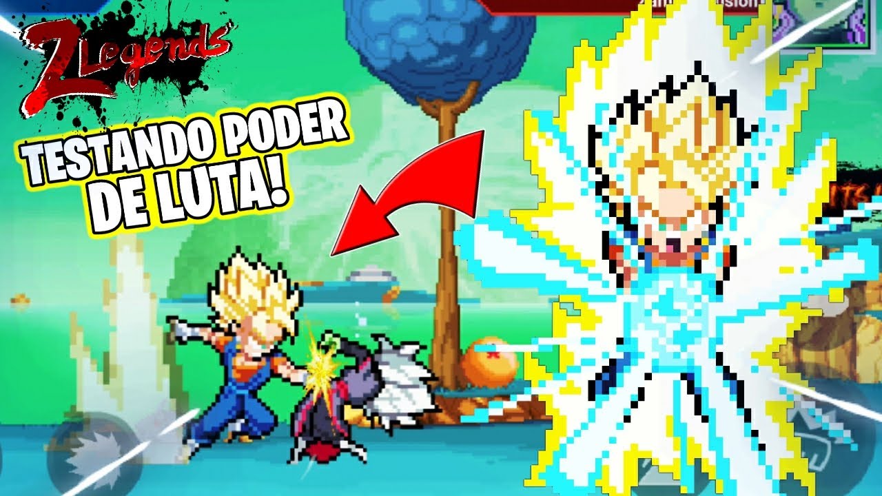TESTANDO TODO O PODER DE LUTA DO SUPER VEGETTO no Z LEGENDS 2!