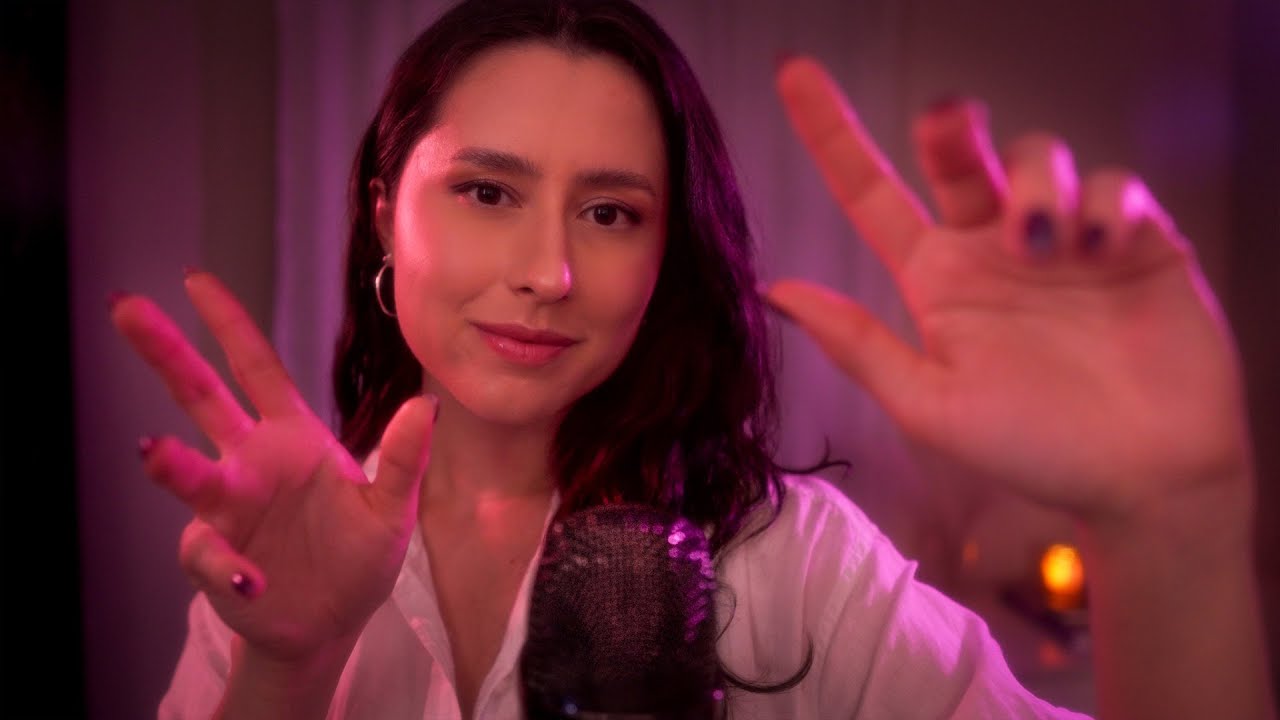 ASMR Up-Close & Distant for Deep Sleep 🌧️💫 Hand Sounds, Mic Brushing, Whispers & Hand Movements