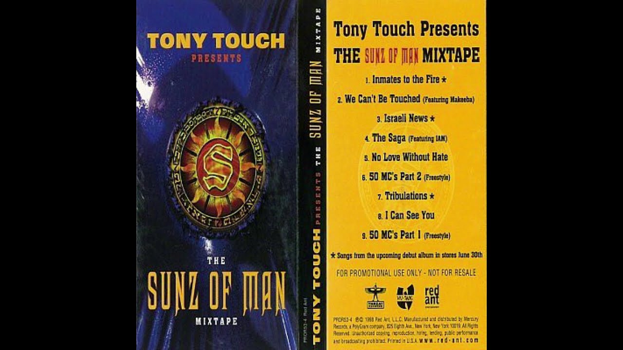 (1998) Tony Touch Presents Sunz Of Man - The Sunz Of Man Mixtape (Cassette Sampler)