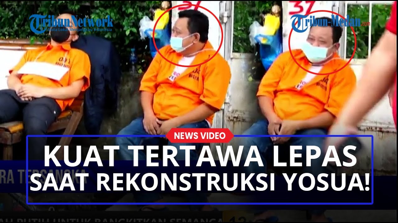 Kuat Maruf Tertawa Terbahak-bahak Saat Jalani Rekontruksi Bersama Ricky dan Bharada E di Luar Rumah!