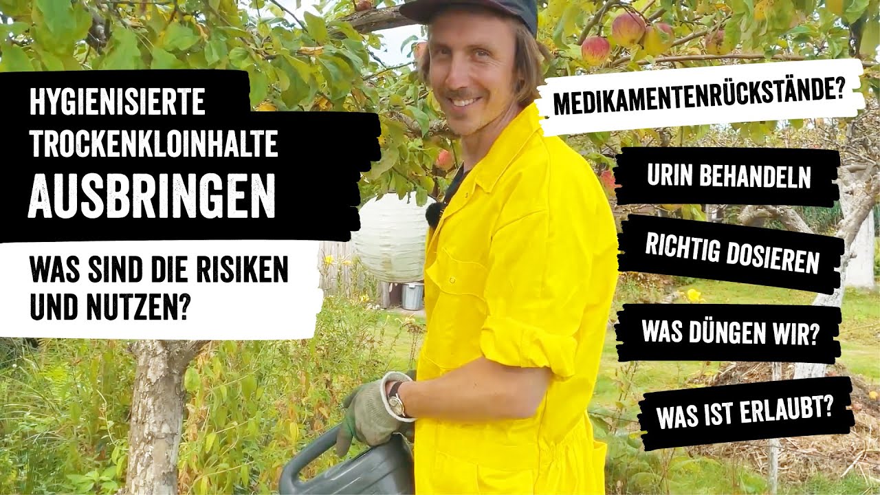 Düngen mit Urin und kompostierten Trockenkloinhalten? So nutzt du die Nährstoffe richtig im Garten.